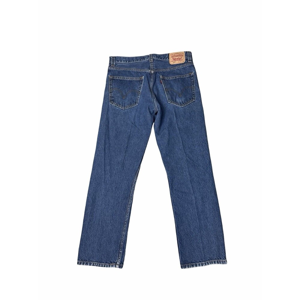 Levi’s 505 Regular Fit Straight Leg Blue Denim Jeans Men’s 34x30 Year 2009 Levis - Picture 6 of 15